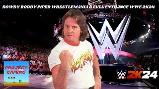 Thumbnail: Rowdy Roddy Piper Wrestlemania 8 Full Entrance WWE 2K24
