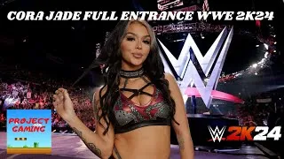 Thumbnail: Cora Jade Full Entrance WWE 2K24