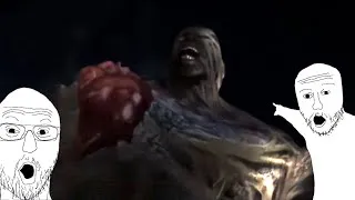 Thumbnail: Man beats Thanatos for first time, screams