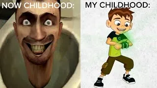 Thumbnail: My childhood vs Kids now childhood