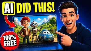Thumbnail: I Made a 3D AI Animated Story (Same Characters, Using a FREE Tool You Already Have)