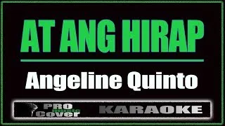 Thumbnail: At ang hirap -  Angeline Quinto (KARAOKE)