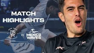 Thumbnail: New York Atlantics vs. Mexico Waves for 3rd place