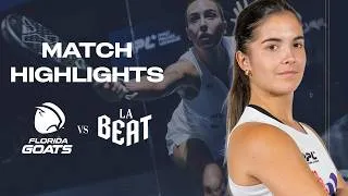 Thumbnail: Los Angeles Beat vs. Florida Goats | Women’s 15-Minute Match Recap | Pro Padel League