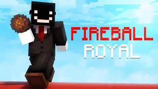 Thumbnail: MINECRAFT BUT FIREBALLS ARE YOUR ONLY SURVIVAL