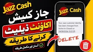Thumbnail: How to Delete Jazzcash Account | Jazzcash account kaise delete kare