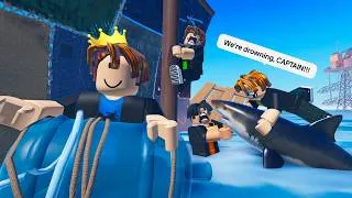 Thumbnail: ROBLOX Rusty Rafts But We Tried To Build The Fastest Boat Ever ⚓️