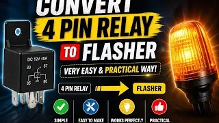 Thumbnail: Convert 4 Pin Relay into Flasher | Easy Practical Method (100% Working
