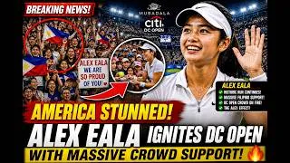 Thumbnail: AMERICA STUNNED! Alex Eala IGNITES DC Open With Massive Crowd Support!