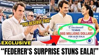 Thumbnail: SHOCKING! Roger Federer Flies To Cincinnati To Watch Alex Eala — His Surprise Gift Stuns Everyone!