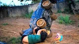 Thumbnail: "POWER WHEELS" Downhill Race TAKES NO PRISONERS! - (RACE #3)
