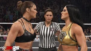 Thumbnail: The Ultimate Showdown: Ronda vs Tessa! 💀🔥 | WWE 2K25