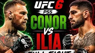 Thumbnail: CONOR McGREGOR vs ILIA TOPURIA – FULL FIGHT | UFC 6 PS5 Gameplay (Insane Knockout!) #viral #explore 