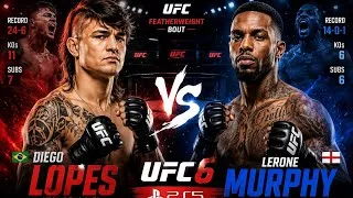 Thumbnail: Diego Lopes vs Lerone Murphy 🔥Featherweight WAR! | UFC 6 PS5 Full Fight Gameplay | Epic Submission.