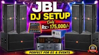 Thumbnail: JBL Dj Setup Rs- 175,000 | 4Top 2Dual Bass Full Dj Setup | गाँव देहात के लिए Best Dj Setup