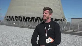 Thumbnail: The view from the top of the Hope Creek Cooling Tower – Long version