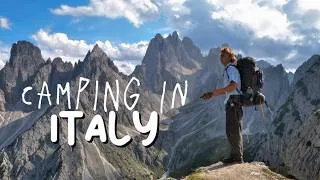 Thumbnail: Solo Backpacking Italian Dolomites