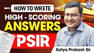 Thumbnail: Plato Theory of Education |Learn to Write High-Scoring PSIR Answers |PSIR by Satya Prakash Sir #upsc