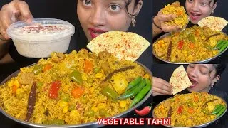 Thumbnail: Vegetable Tahri With Raita Eating 🤤👌