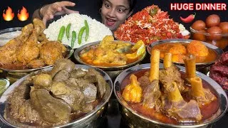 Thumbnail: Mutton Curry, Chicken Tikka, Fish Curry, Egg Curry, Chicken Liver Masala, Paneer Schezwan Rice 🌶️😋