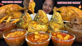 Thumbnail: 5 WHOLE FISH HEAD, MUTTON FAT CURRY, CHICKEN LIVER MASALA, MUTTON CURRY, 2 BIG WHOLE SPICY CHICKEN🌶️