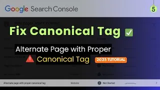 Thumbnail: How to Fix Alternate Page with Proper Canonical Tag | ERROR in Google Search Console