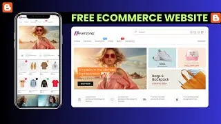 Thumbnail: How to Create a FREE eCommerce Website on Blogger |No Hosting, No Coding (2025)