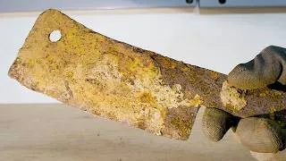 Thumbnail: Restoration Antique Very Rusty Cleaver