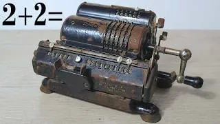 Thumbnail: RESTORATION of a very old rusty ARITHMOMETER "Schubert" built in 1950