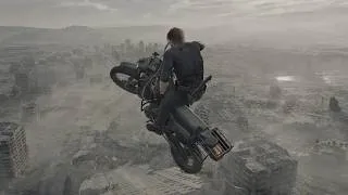 Thumbnail: RESIDENT EVIL 9 REQUIEM "MOTORCYCLE CHASE" LEON KENNEDY VS VICTOR GIDEON in RACCOON CITY RE9 REQUIEM