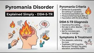 Thumbnail: Pyromania Explained Simply (DSM-5-TR) | Not Everyone Who Sets Fires Has Pyromania