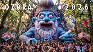 Thumbnail: OZORA FESTIVAL 2026 🔥 Cosmic Night Vibes — Captain Hook, Mandragora, Darwish, Robert Miles