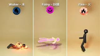 Thumbnail: Stickman vs Energy Ball Simulation in Blender