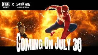 Thumbnail: Get ready for PUBG MOBILE × Spider-Man: Brand New Day collaboration.