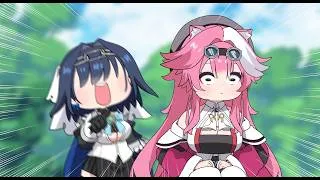 Thumbnail: Raora Gets Mad at Her Dragon and Kronii Can't Stop Laughing | Hololive Animation