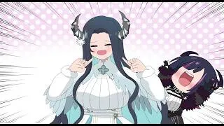 Thumbnail: Nerissa’s Sister Malpha Took the UwU Magic Too Far | Hololive Animation