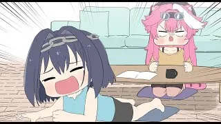 Thumbnail: Kronii Can't Stop Teasing Raora About Pizza & Pasta! | Hololive Animation