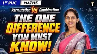 Thumbnail: 🚨 Permutation vs Combination 🔥 The One Difference You Must Know To Score Better