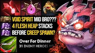 Thumbnail: Pudge vs Void Spirit MID | A 4-Stack Head Start Is HUGE | Pudge Official