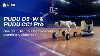 Thumbnail: PUDU D5 & PUDU CC1 Pro: One Brain, Multiple Embodiments. Seamless Collaboration