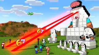 Thumbnail: Minecraft Mobs : TOILET Wojak ATTACK - Minecraft Animation
