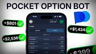 Thumbnail: 45 → 2500 - Pocket Option AI System – Testing Binary Options Bot. Strategy 2026