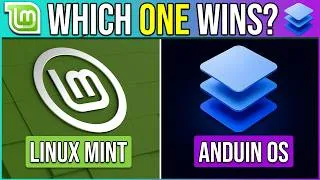 Thumbnail: Linux Mint vs AnduinOS – Which One Should You Choose in 2026?