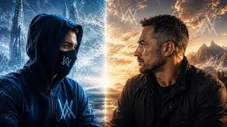 Thumbnail: Alan Walker ft. Imagine Dragons x Pulseona - Worlds Apart - Type EDM Music 2026