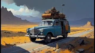 Thumbnail: Title: "(FREE) Lofi hip hop perfect for travel Beat | Royalty-Free Instrumental"