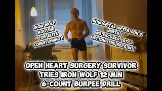 Thumbnail: Attempting the Iron Wolf 12 minutes drill for Elite Conditioning #ironwolf #burpees #conditioning