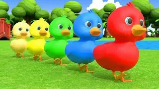 Thumbnail: Five little colorful ducks song 