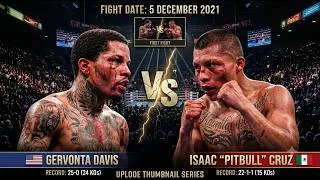 Thumbnail: BRUTAL BRAWL! Gervonta Davis (USA) vs Isaac Cruz (Mexico) | Full Fight Highlights HD 🥊🔥