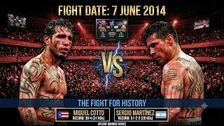 Thumbnail: SHOCK THE WORLD!Miguel Cotto (Puerto Rico) vs Sergio Martínez (Argentina) | Full Fight Highlights HD