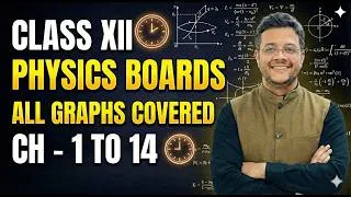Thumbnail: All Important Physics Graphs for Boards 2026 | Class 12 Physics Complete Revision | Puneet  Physics